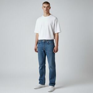 CC Filson Rail Splitter Denim Blue Jeans Men 32/33 Workwear Medium Indigo USA